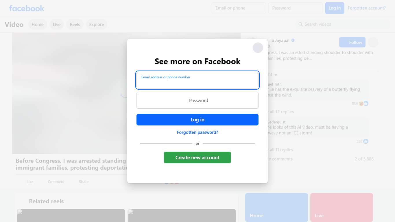 Before Congress, I was arrested standing shoulder to shoulder with immigrant families, protesting deportations, and practicing the power of non-violent organizing. Now, Donald Trump and Republicans are radicalizing and funding ICE’s brutal reign of terror, but they’re running into something they can’t control – organized people power. | Pramila Jayapal | Facebook